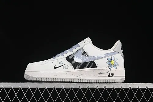 All Categories Nk Air Force 1 Air Force Series Nk Air Force 1 Low Air Force Low Nike Air Force 1'07 Low "Little Blue Flower" 520 Series Limited Little Blue Flower Air Force One Low Casual Shoes FB1893-888